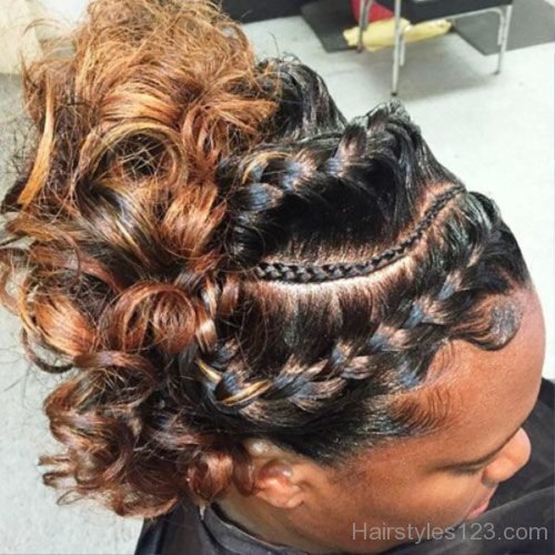 Half Braided Party Hairstyle
