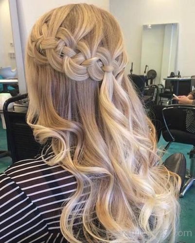 Half-Up Braided Crown