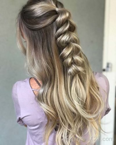 Half Up Half Down Braid