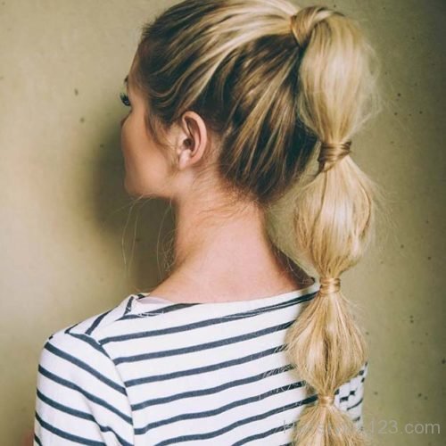 High Bubble Ponytail