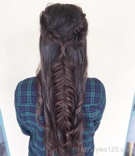 Long Fishtail Braid