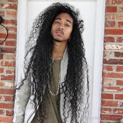 Long Hairstyle For Black Males