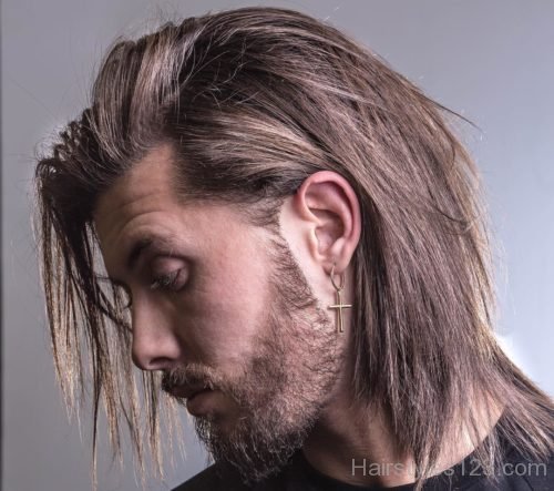 Long Straight Hair for men