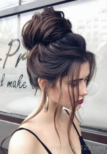 Loose updo