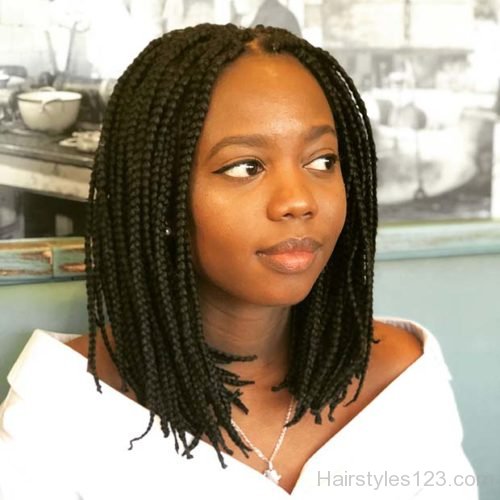 Medium Box Braids