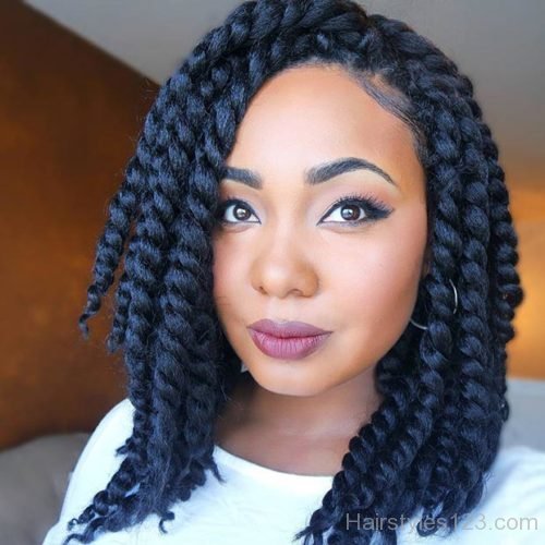 Medium Length Crochet Twists