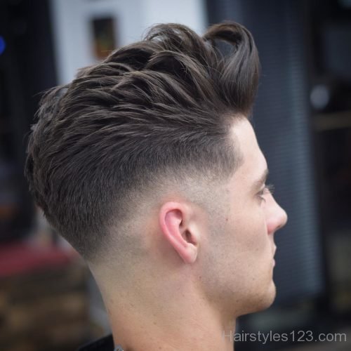 Medium Length Men’s Haircut