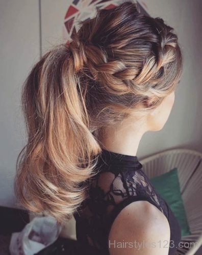 Messy Braided Style