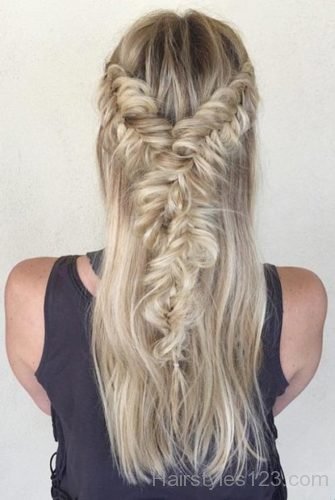 Messy and Twisted Fishtail