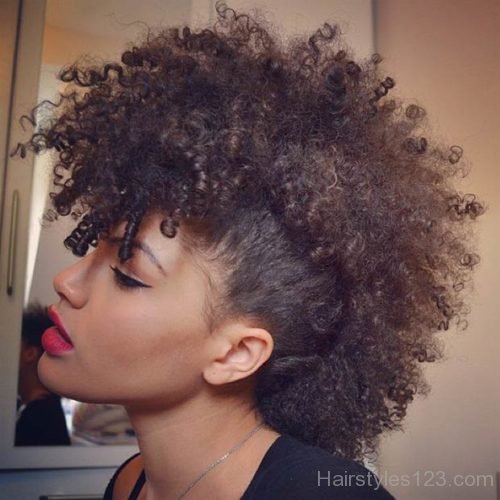 Natural Hair Mohawk