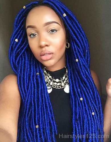 Navy Blue Locs