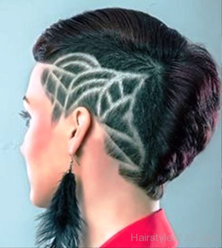 One Side Hair tattoo