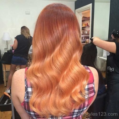 Orange Copper Hair