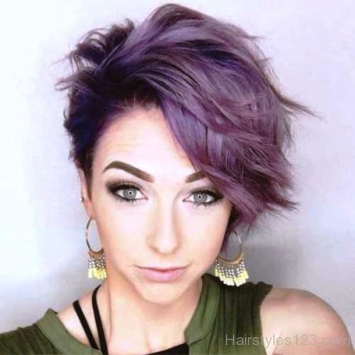 Pastel Purple Hairstyle