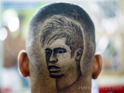 Picture Hair Tattoo on Head