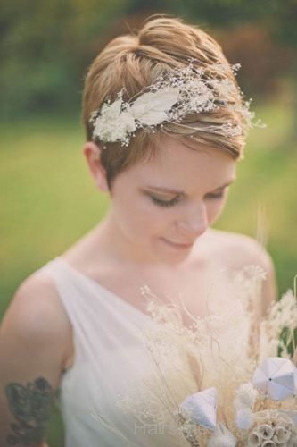 Pixie Cut For wedding