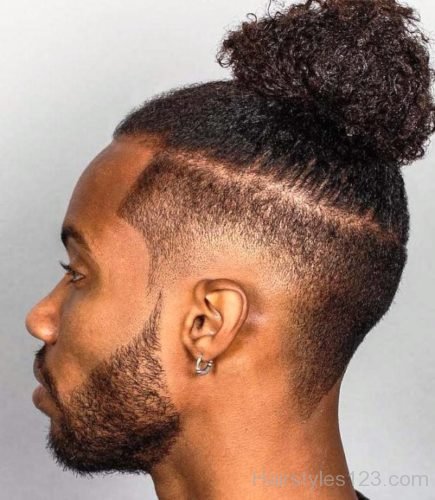 Ponytail Hairstyle For African Men