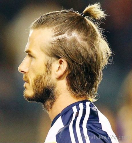 Ponytail Of David Beckham