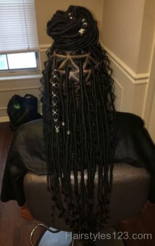 Protective Long hairstyle