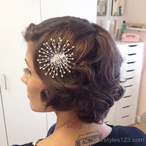 Retro Bridal Hair