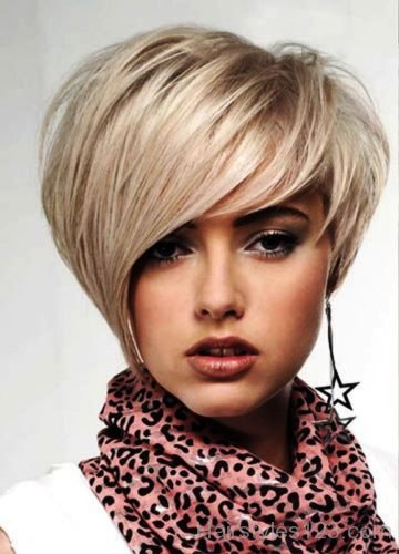 Short Asymmetrical haircut