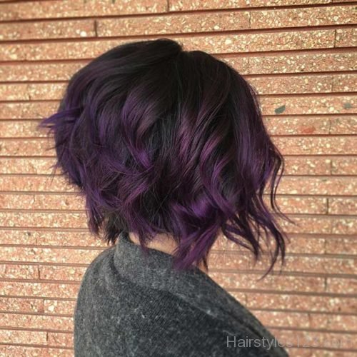 Short Purple Hair