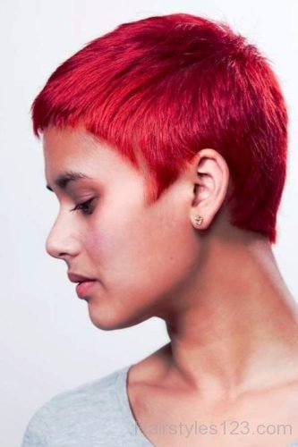 Short Red Hairstyle