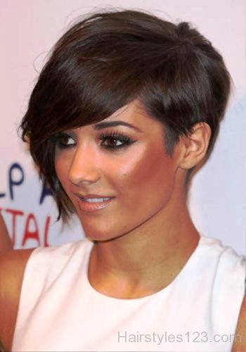 Short Side Flipped Hair