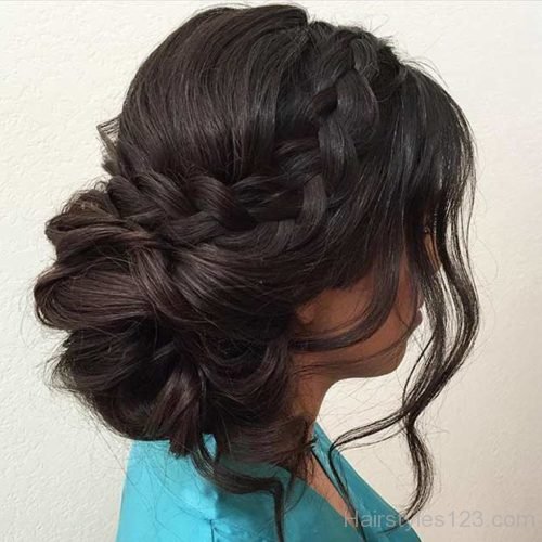 Side-Swept Bun for women