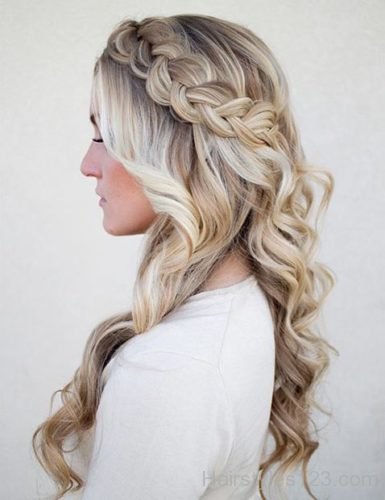 Side Swept Dutch Braid