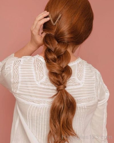 Simple brown braid