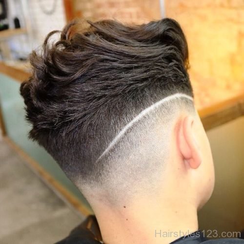 Single Line Hair Tattoo