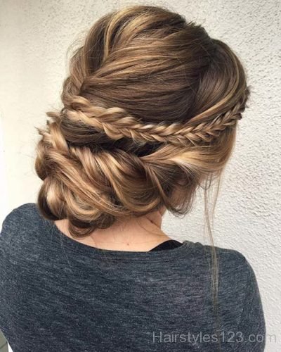 Soft Braided Updo