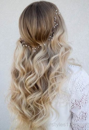 Soft Curls With Tiara