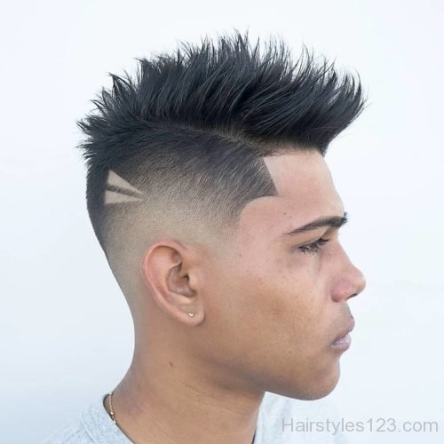 Spiky Mohawk Haircut