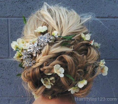 Spring Flower Updo