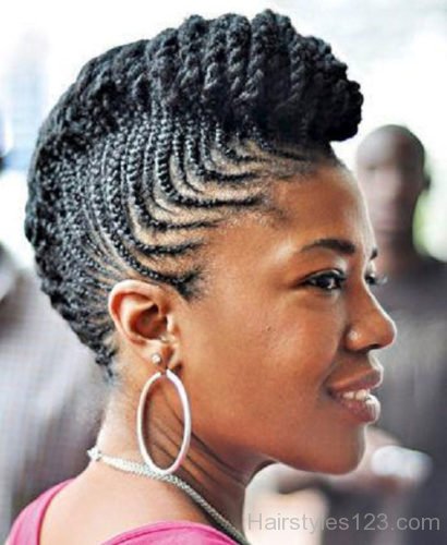 Twist Braided Mohawk