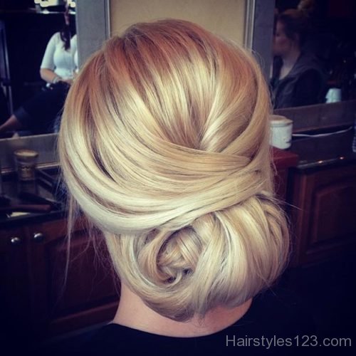 Twisted Chignon Updo