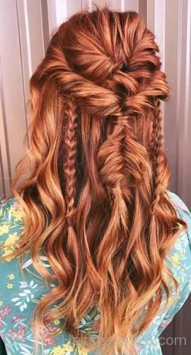 Twisted Half Updo