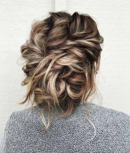 Twisted Updo for women