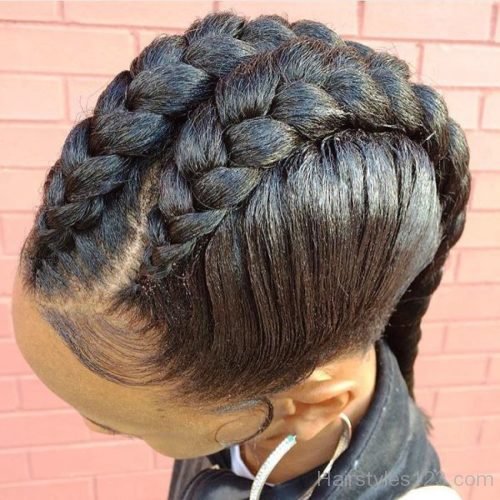 Under Braid Hairstyle