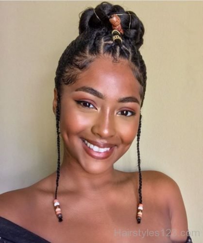 Updo for black women