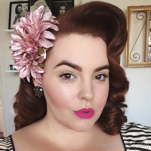 Victory Roll Hairstyle