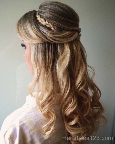 Vintage Glamour Prom Hair