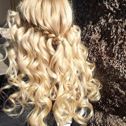 Waterfall Braided hair