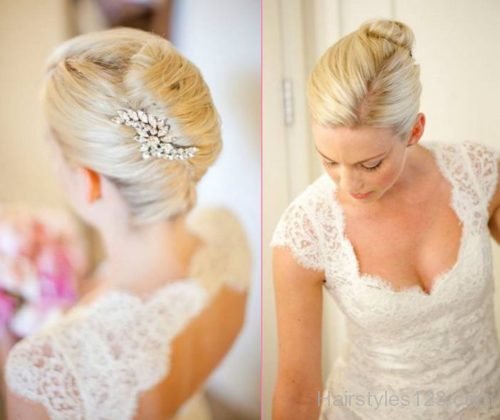 Wedding French Twist Updo