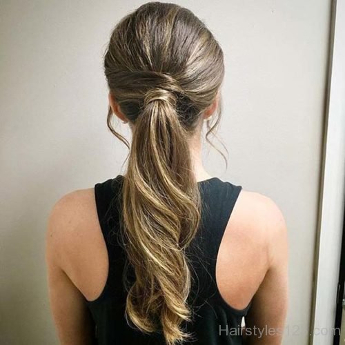 Wrap Around Ponytail