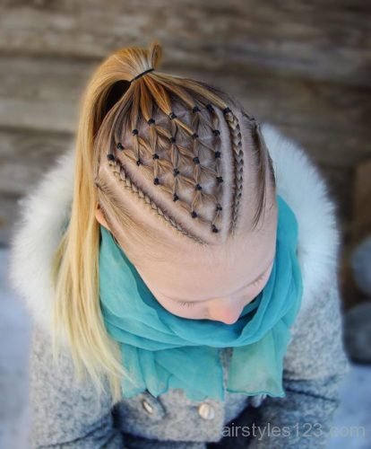 party hairstyle