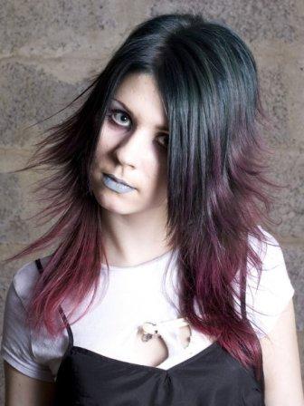 Girl Gothic Hairstyle